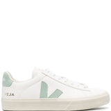 Sneakers basse campo in bianco e verde Veja - donna 