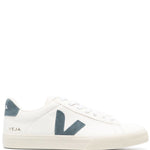 Sneakers basse campo in bianco e blu - VEJA uomo 