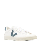 Sneakers basse campo in bianco e blu - VEJA uomo 