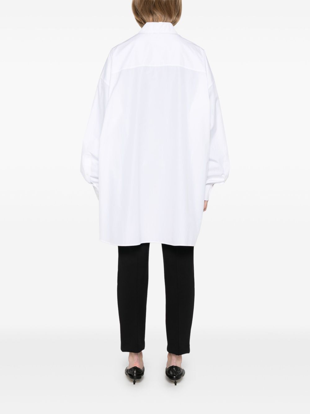 Chemisier in bianco WARDROBE.NYC - donna 