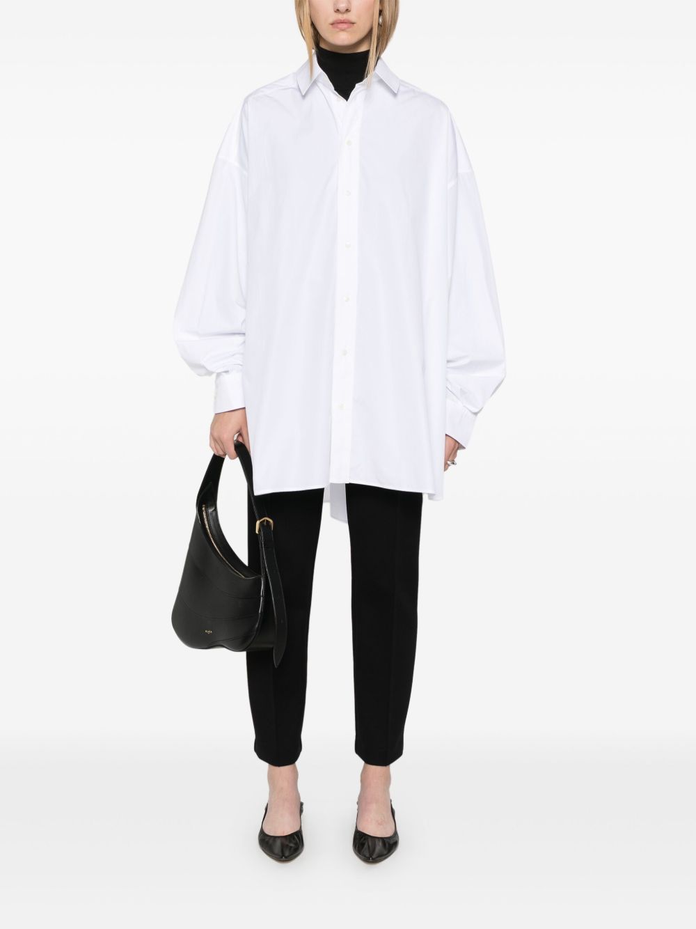 Chemisier in bianco WARDROBE.NYC - donna 