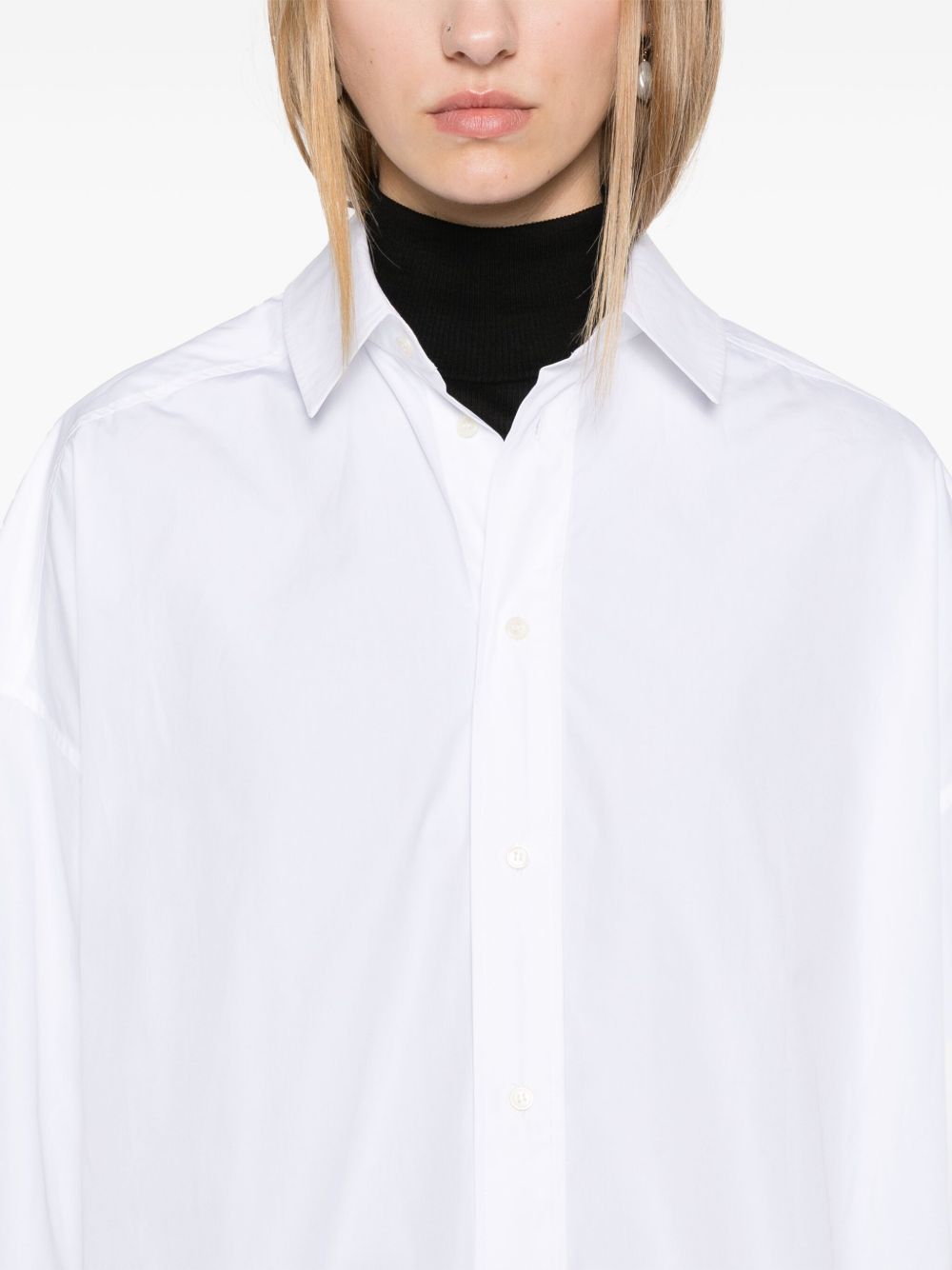 Chemisier in bianco WARDROBE.NYC - donna 