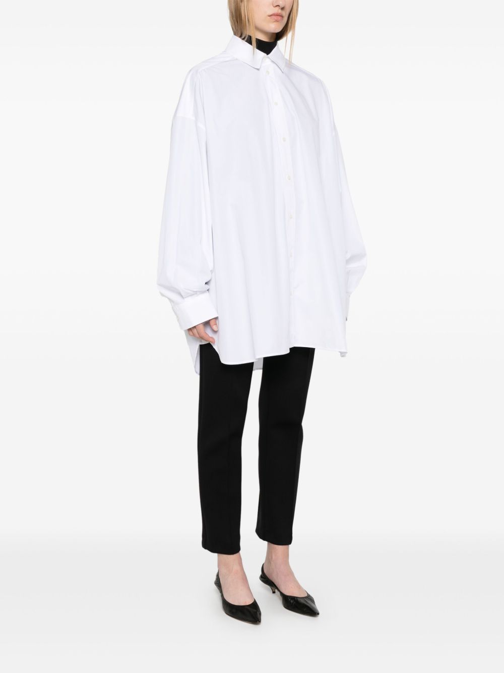 Chemisier in bianco WARDROBE.NYC - donna 