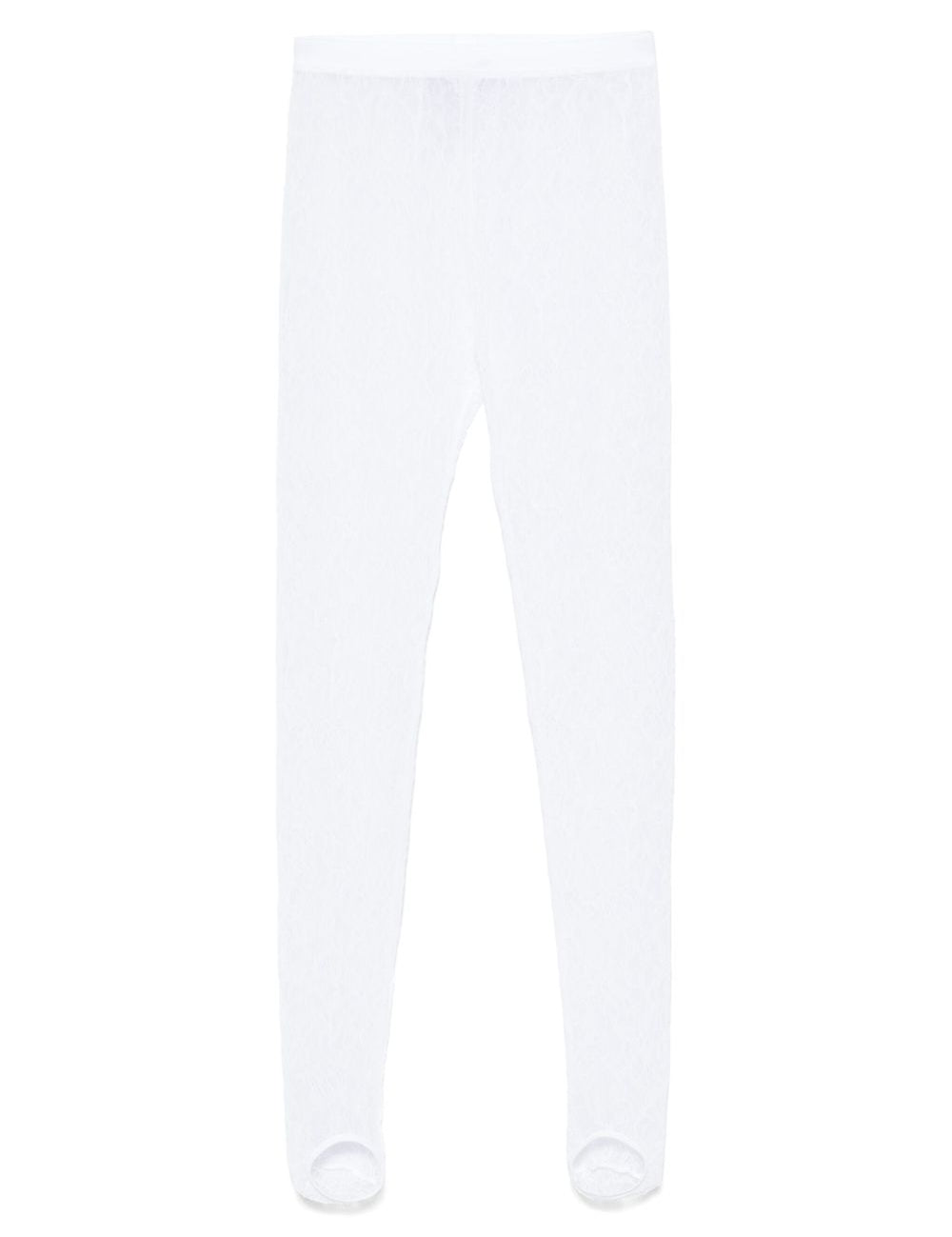 Leggings in pizzo in bianco Wardrobe.NYC - donna 
