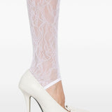 Leggings in pizzo in bianco Wardrobe.NYC - donna 