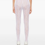 Leggings in pizzo in bianco Wardrobe.NYC - donna 