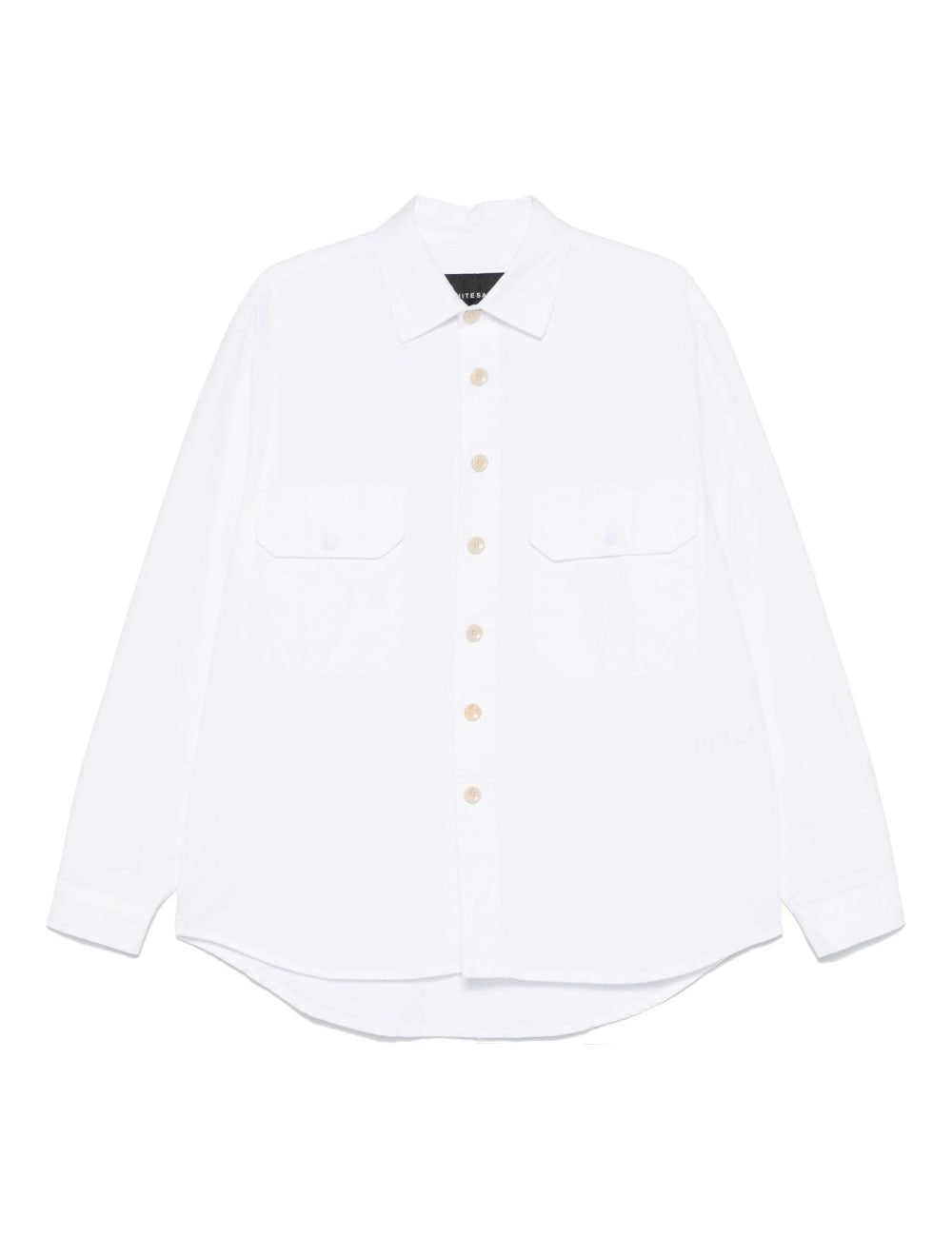 Camicia classica in bianco Whitesand - uomo 