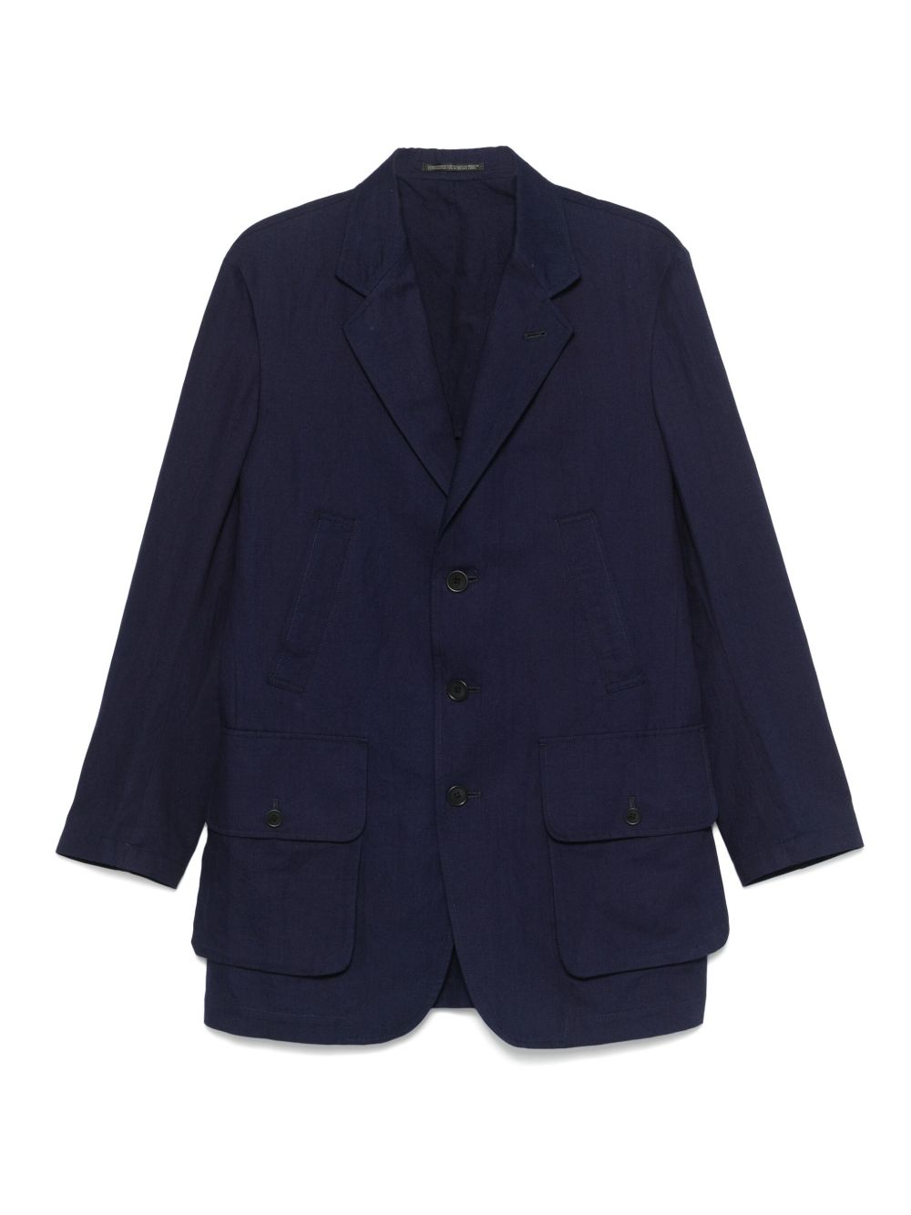 Giacca monopetto in blu Yohji Yamamoto - uomo 