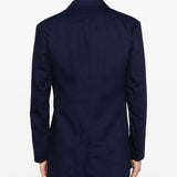 Giacca monopetto in blu Yohji Yamamoto - uomo 