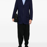 Giacca monopetto in blu Yohji Yamamoto - uomo 