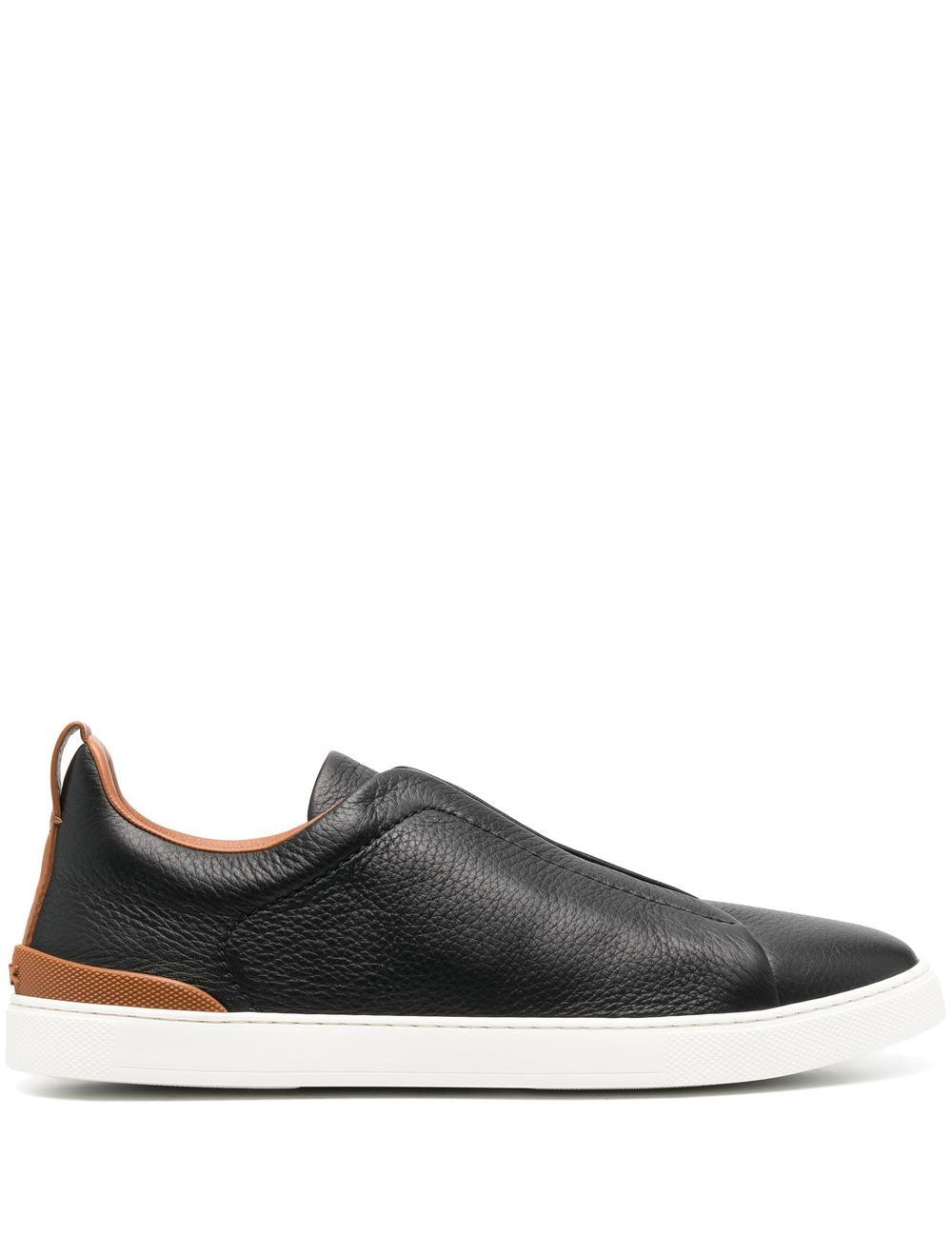 Sneaker4s basse in nero e marrone - ZEGNA uomo 