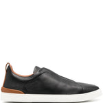 Sneaker4s basse in nero e marrone - ZEGNA uomo 
