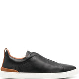 Sneaker4s basse in nero e marrone - ZEGNA uomo 