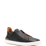 Sneaker4s basse in nero e marrone - ZEGNA uomo 