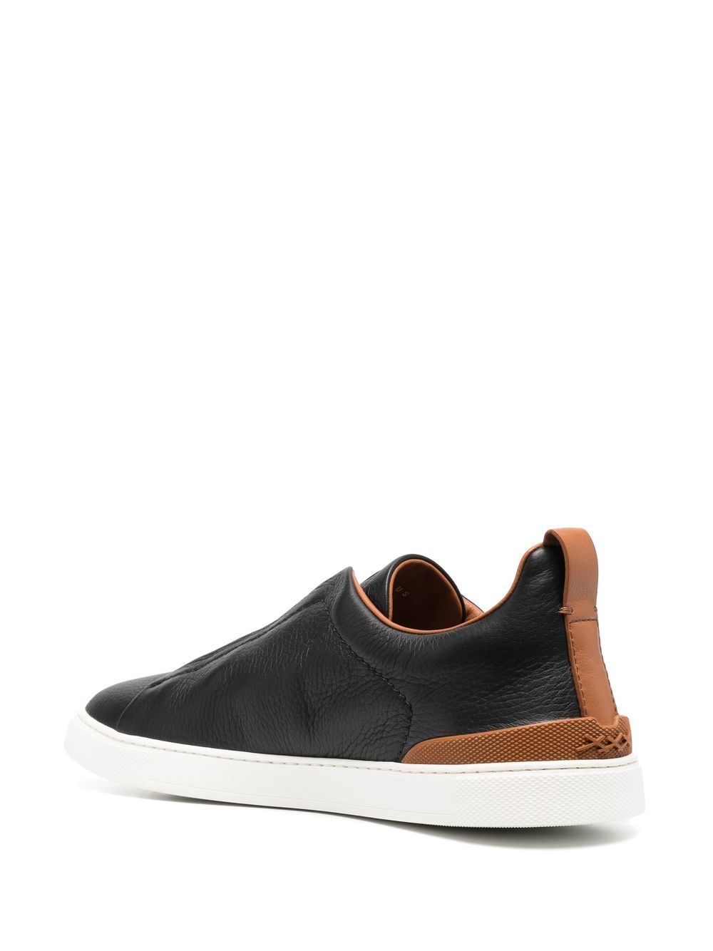 Sneaker4s basse in nero e marrone - ZEGNA uomo 