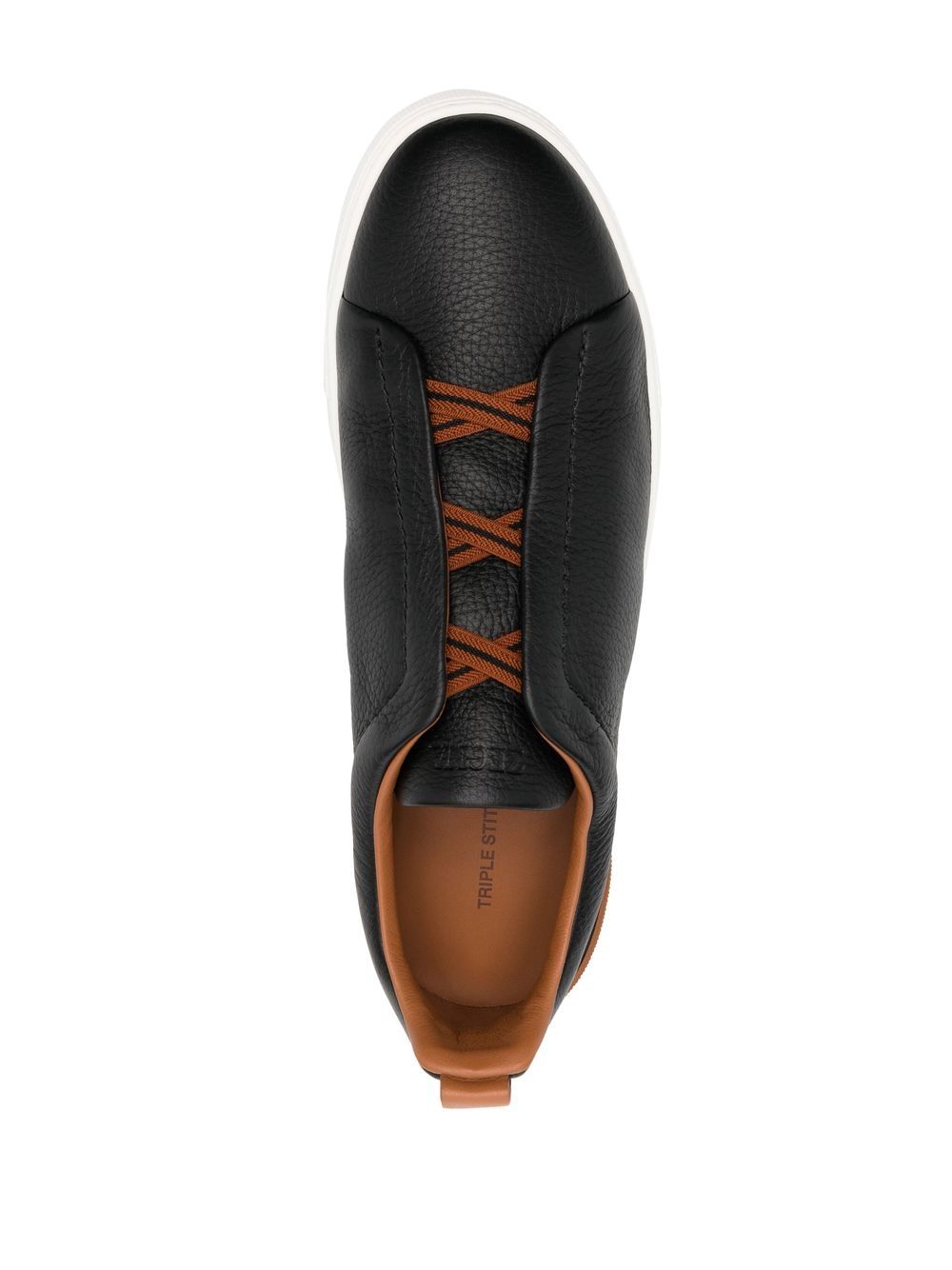 Sneaker4s basse in nero e marrone - ZEGNA uomo 