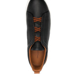 Sneaker4s basse in nero e marrone - ZEGNA uomo 