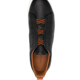 Sneaker4s basse in nero e marrone - ZEGNA uomo 
