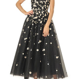 Abito midi in tulle daisy Monique Lhuillier - donna 