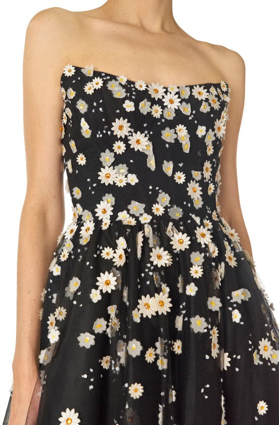 Abito midi in tulle daisy Monique Lhuillier - donna 