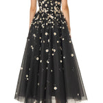 Abito midi in tulle daisy Monique Lhuillier - donna 