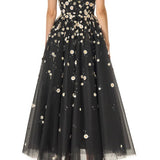 Abito midi in tulle daisy Monique Lhuillier - donna 
