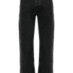 Jeans ampi a vita media in nero Sunflower - uomo 