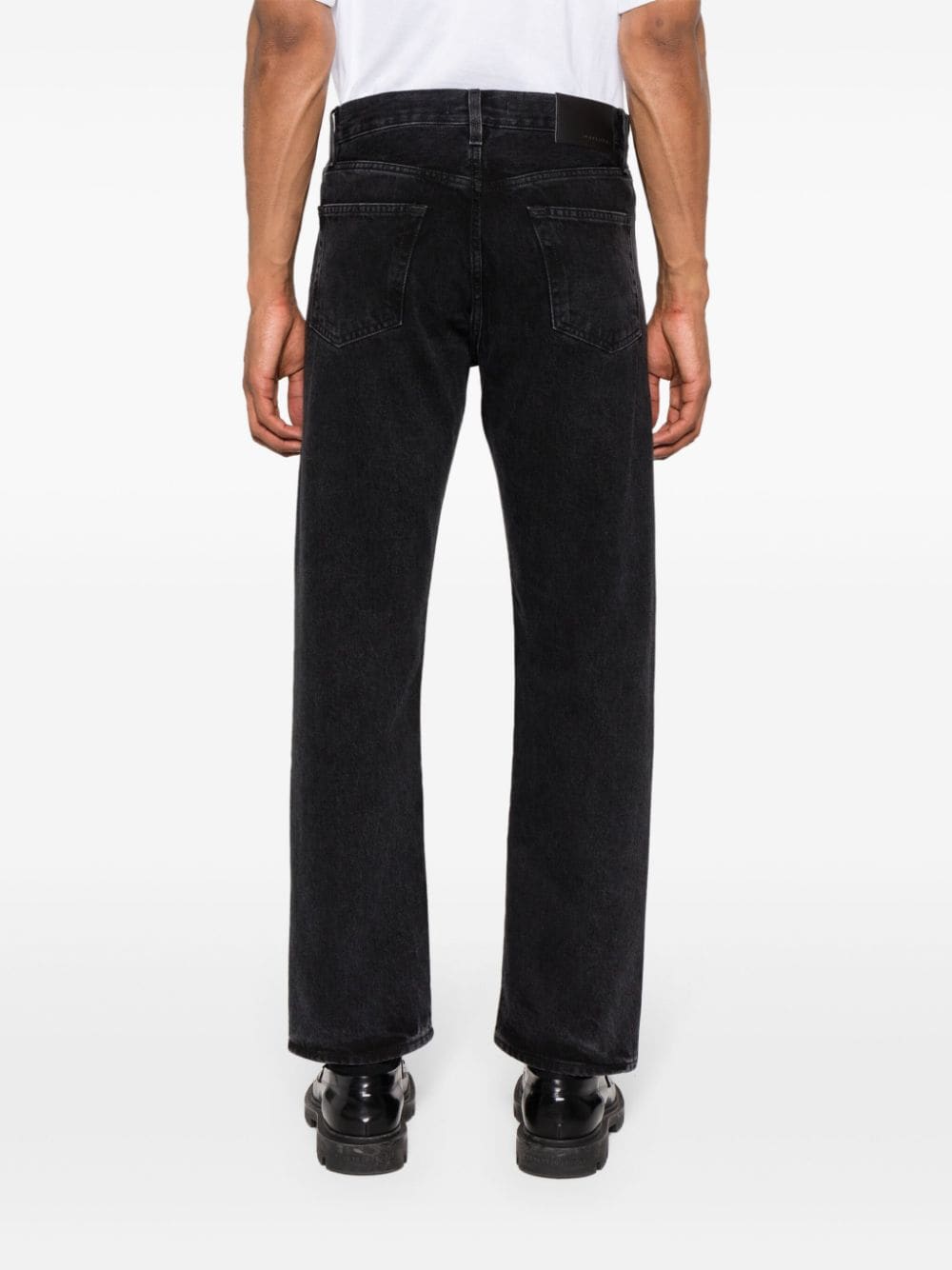 Jeans ampi a vita media in nero Sunflower - uomo 