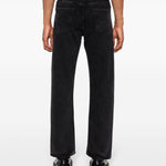 Jeans ampi a vita media in nero Sunflower - uomo 