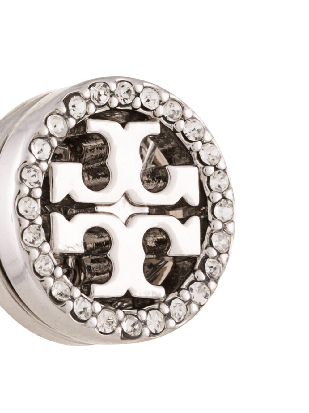 Orecchini a bottone con logo in argento TORY BURCH - donna 