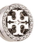 Orecchini a bottone con logo in argento TORY BURCH - donna 