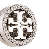 Orecchini a bottone con logo in argento TORY BURCH - donna 