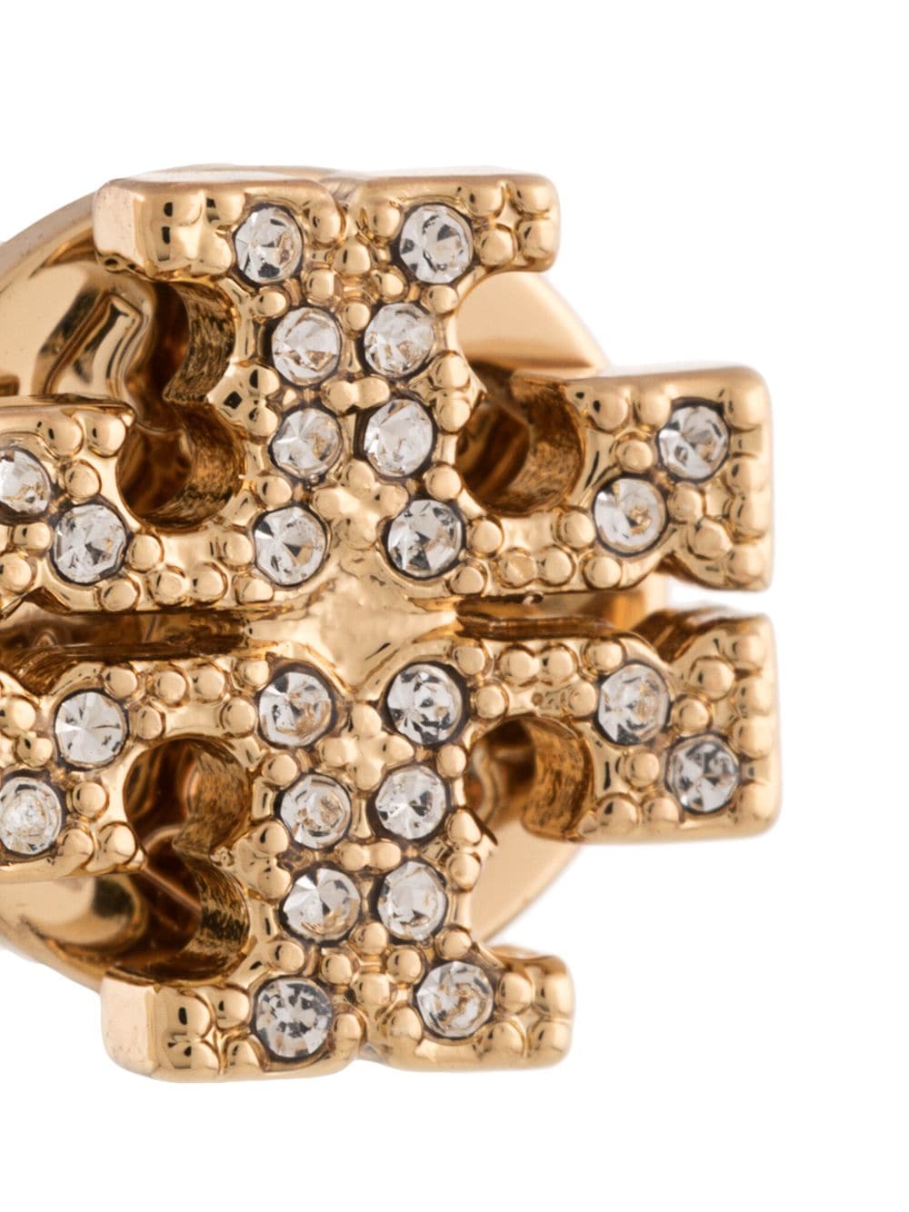Orecchini a bottone con logo in oro Tory Burch -  donna 