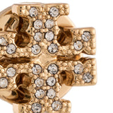 Orecchini a bottone con logo in oro Tory Burch -  donna 