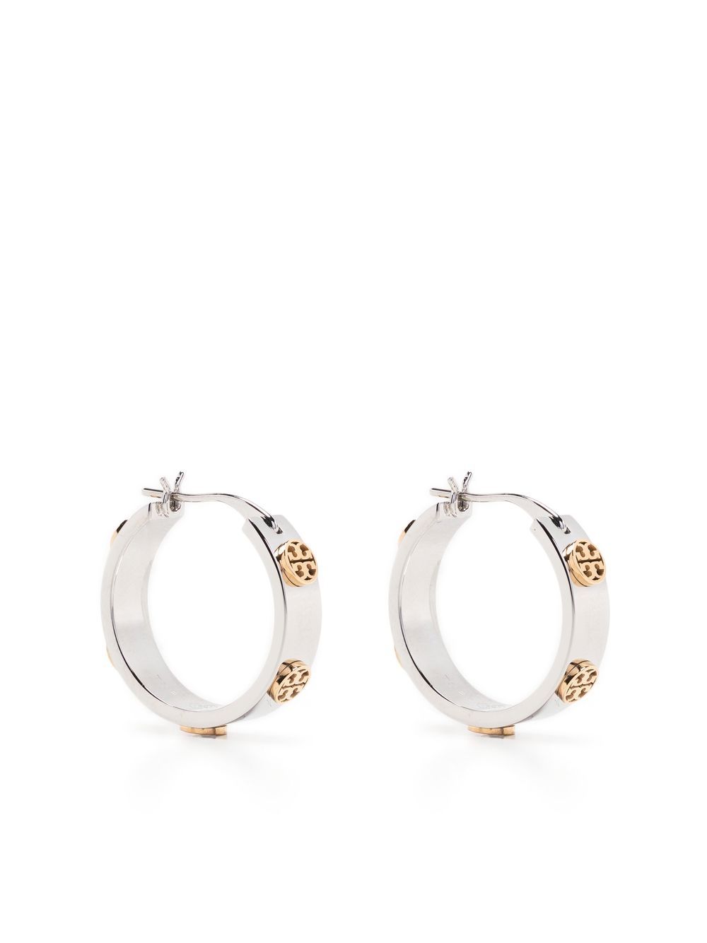 Orecchini a cerchio Miller piccoli in argento TORY BURCH - donna 