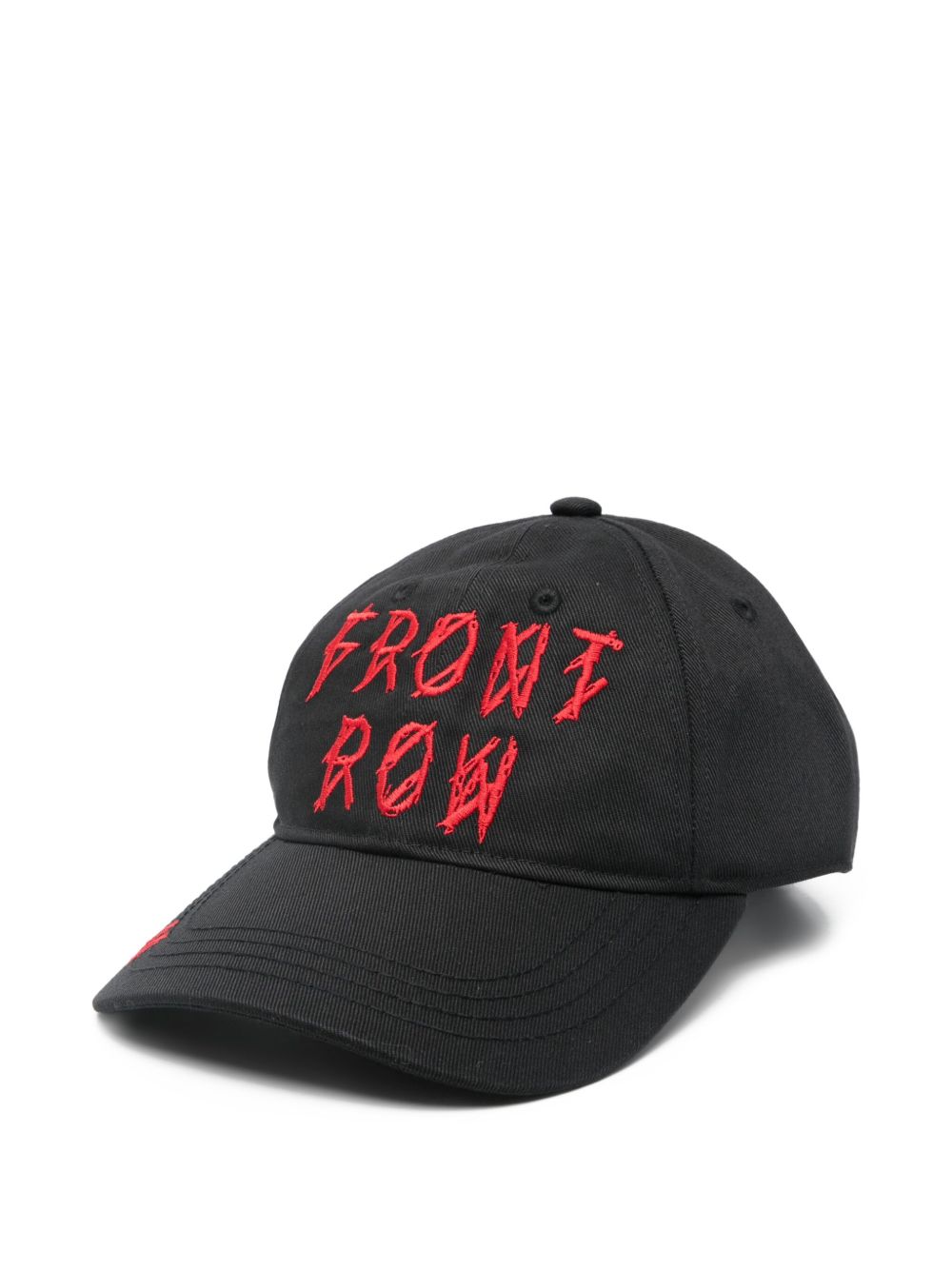 Cappello con logo ricamato in nero 44 label group - uomo 
