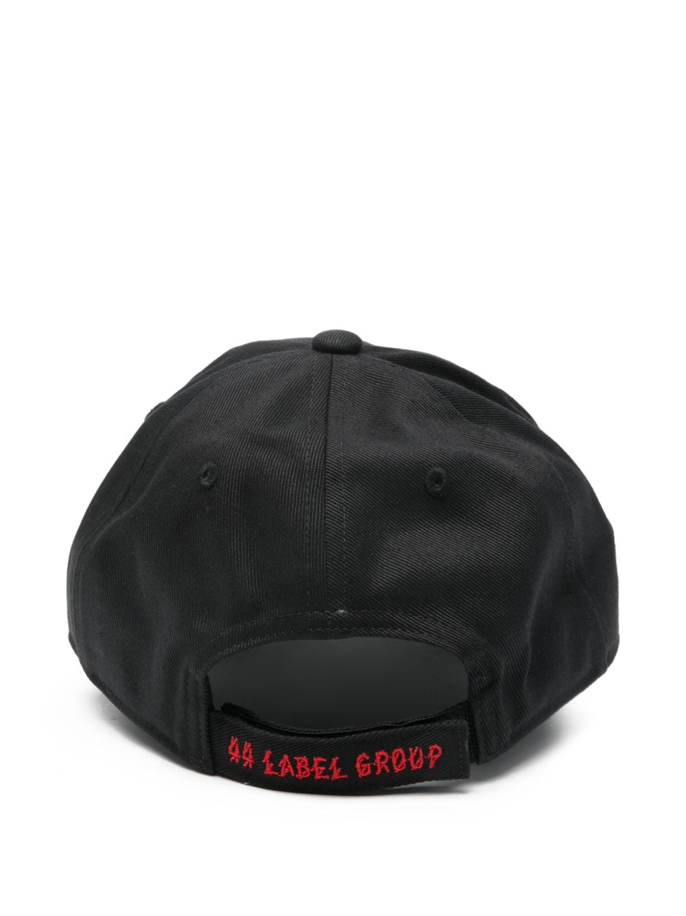 Cappello con logo ricamato in nero 44 label group - uomo 