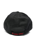 Cappello con logo ricamato in nero 44 label group - uomo 