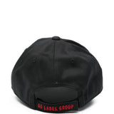 Cappello con logo ricamato in nero 44 label group - uomo 