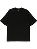 44 LABEL GROUP - Men's Classic T-shirt with embroidered logo in black