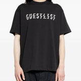 T-shirt con stampa grafica in nero 44 label group - uomo 