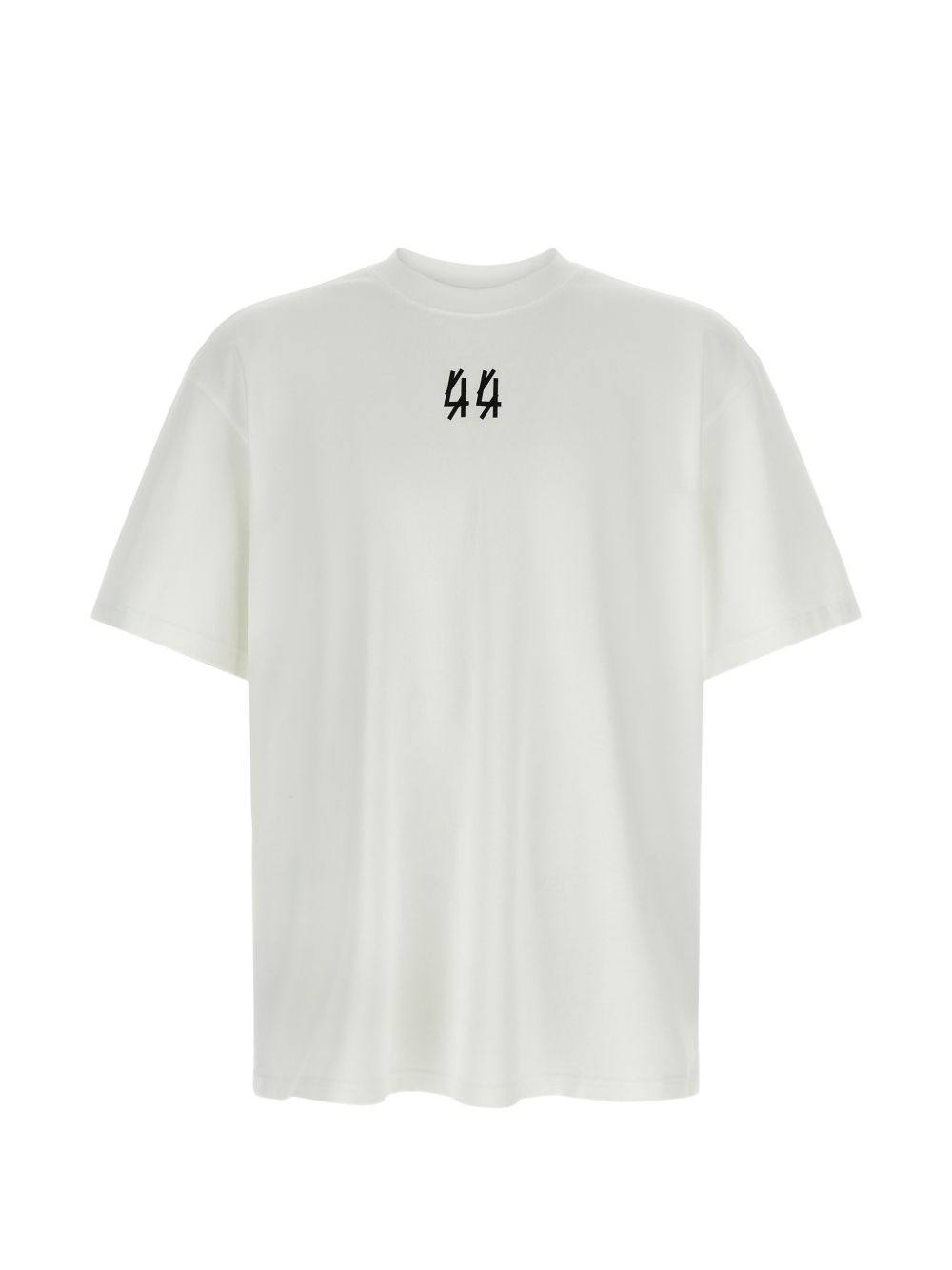 T-shirt con stampa grafica in bianco 44 label group - uomo 