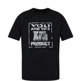 T-shirt con stampa grafica in nero 44 label group - uomo 