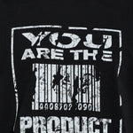 T-shirt con stampa grafica in nero 44 label group - uomo 