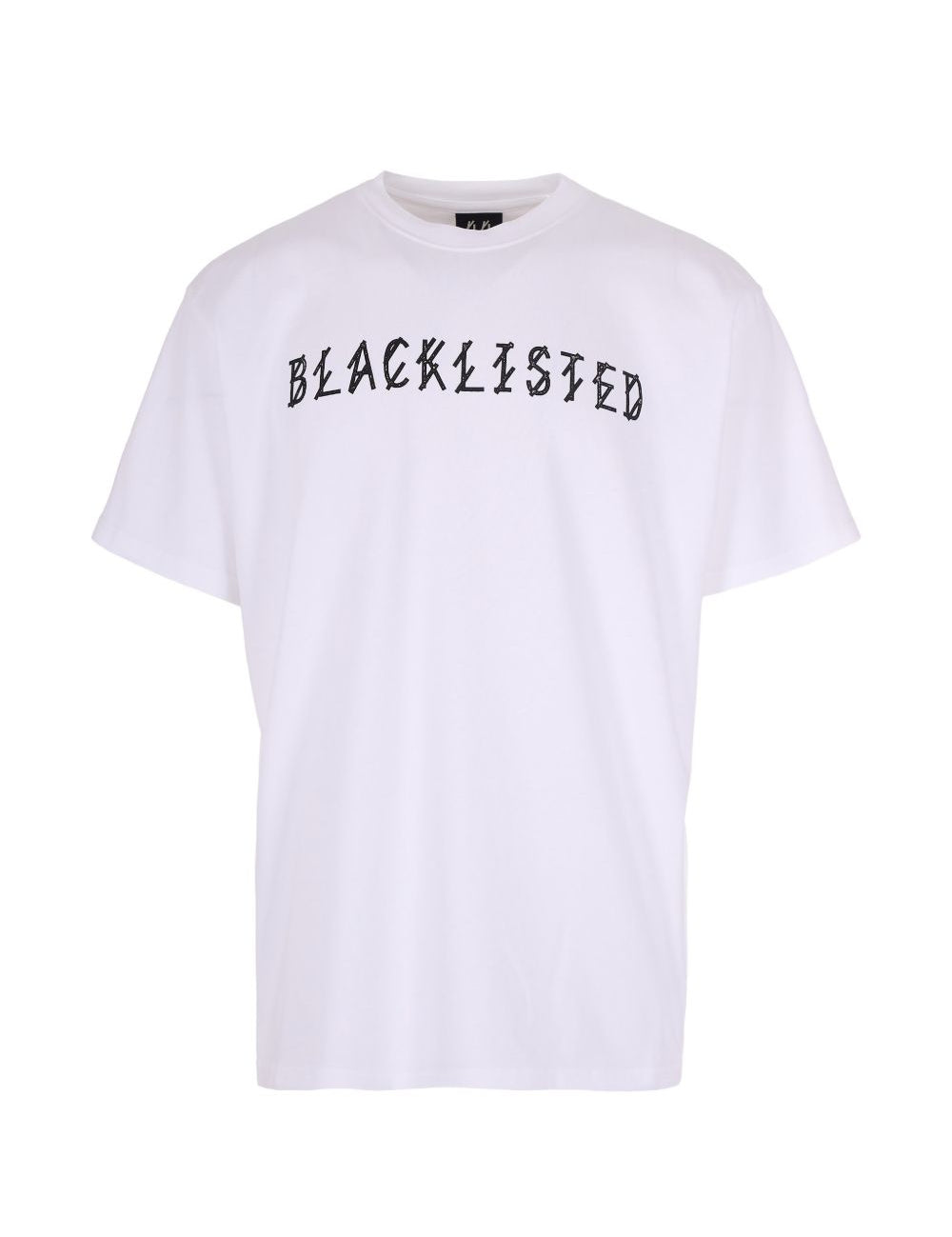 T-shirt con stampa grafica in bianco 44 label group - uomo 