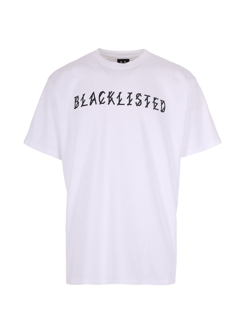 T-shirt con stampa grafica in bianco 44 label group - uomo 