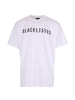 T-shirt con stampa grafica in bianco 44 label group - uomo