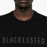 T-shirt con stampa grafica in nero 44 label group - uomo 