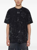 T-shirt con stampa grafica in nero 44 label group - uomo