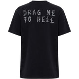 T-shirt con stampa grafica in nero 44 label group - uomo 